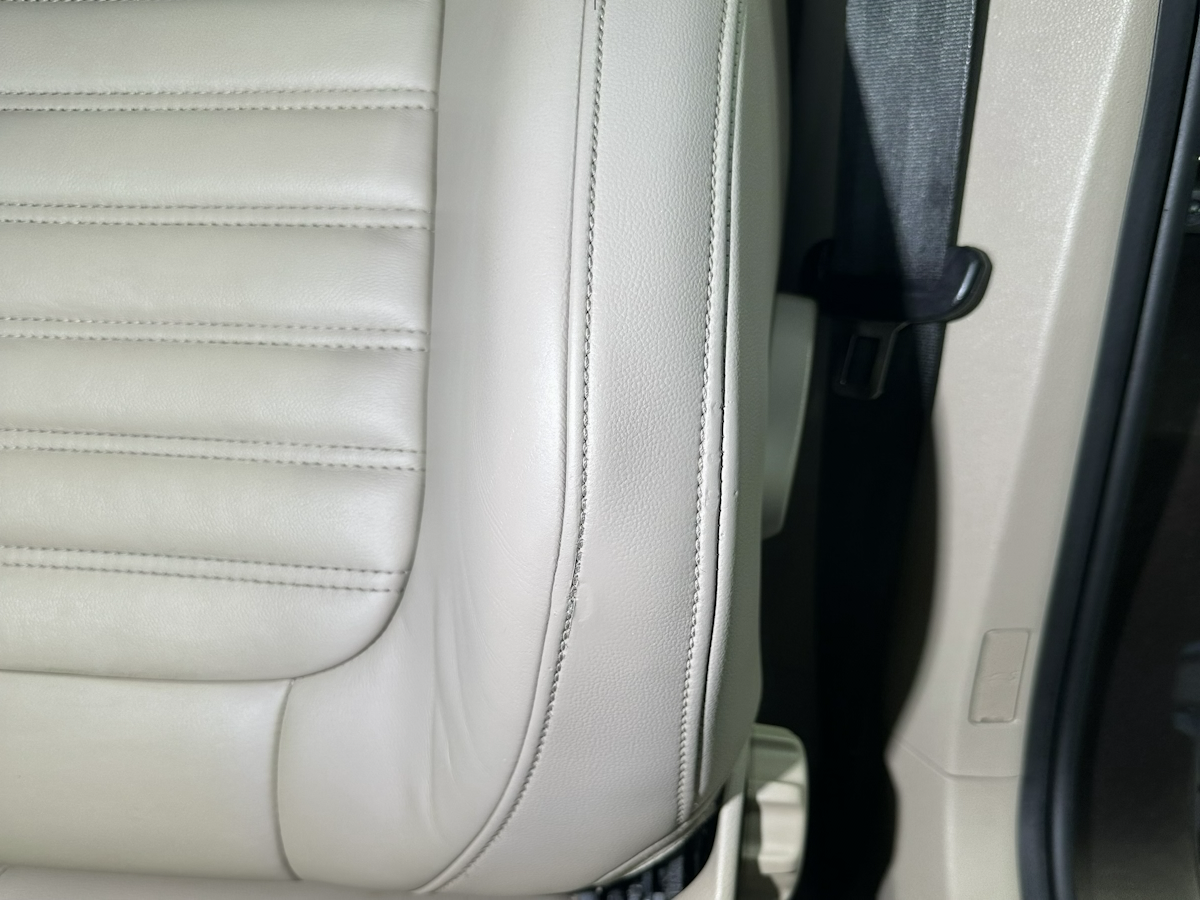 Leder nach der Reparatur