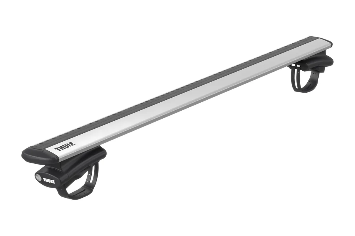 Thule Dachträger mit Relingfuß und Aero-Querträger für freistehende Dachreling